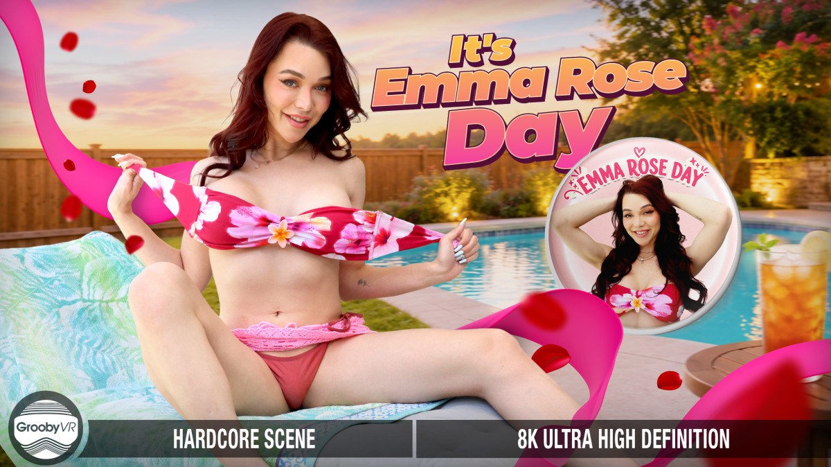 GroobyVR Drops “It’s Emma Rose Day” — A Sun-Soaked 8K VR Celebration of the Reigning Trans Superstar